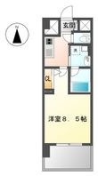 セレニティー大須の間取図