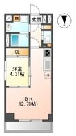 S-FORT熱田花町(旧GRANDUKE金山ferio)の間取図