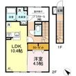セジュール南花岡Ⅲの間取図