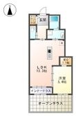 グレーシアの間取図