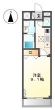 North Garden A棟の間取図