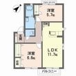 セフィラハイツⅡＢ棟の間取図