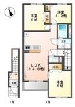 サンハイツ西条東の間取図