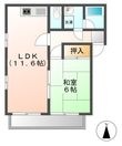 コーポラスあんざいAの間取図