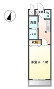 ハイツ１５８の間取図