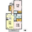 グリーンパーク市原B棟の間取図