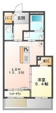 ルミナス南国の間取図
