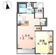 サンライズ Aの間取図