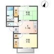 ハイツクレールⅡの間取図