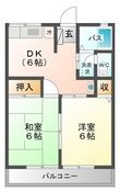 ブランシェル下栗Aの間取図