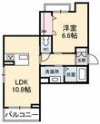 シャーメゾンアレーズⅡの間取図