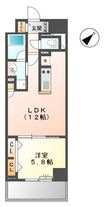 グランルクレ新栄イースト(旧:ロイジェント新栄Ⅳ)の間取図