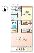 コンフォートレジデンスの間取図