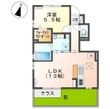 ヴィラ フクオカ B棟の間取図
