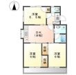 リバーハイツ比島Ⅱの間取図