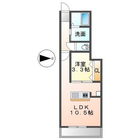 拡大写真:ハウス北原 1階103の間取り