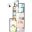 カーサ マローネ 弐番館の間取図