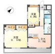 ユニヴァリィ県庁東の間取図