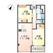 ルミエール ヒルズ石兼の間取図
