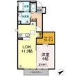 倉敷市中庄の間取図