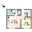 リーセント カーサの間取図