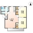 スカイラークヒルズＢの間取図