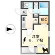 コートダジュール中村1の間取図