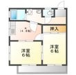 マンション飛騨の間取図