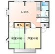 サンビレッジ十五谷D棟の間取図