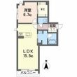 シャーメゾン 四季彩の間取図