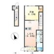 アパートメント小浜 Aの間取図