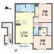 シャーメゾン　ソラーレの間取図