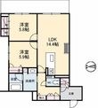 シャーメゾンステージ大島の間取図