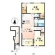 porte bonheur ふたかみの間取図