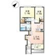 メイプル柏原Sの間取図