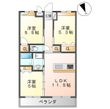 福木パレス ヤブの間取図
