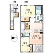 リヴェール中今里の間取図