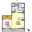 グランディールKの間取図