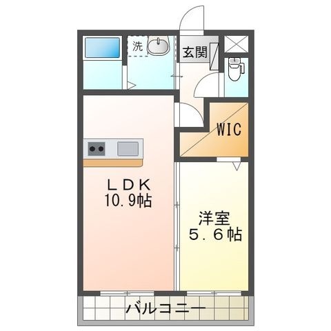 拡大写真:レモンテラスFUJIMI 1階00103の間取り