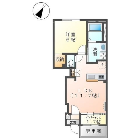 セゾン・コアTNⅡ 1階105 - 東建コーポレーション 高知支店/ホームメイト