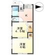青山アパートの間取図