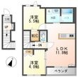 グレイス・ヴィラ 八ヶ岳 C棟の間取図