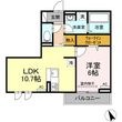 メテオール毛利町の間取図