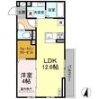 アルカンシェルSayaⅡの間取図