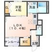 アルバ西岡本の間取図