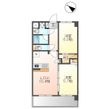 S-RESIDENCE博多駅南affordの間取図