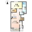 casa este唐津Aの間取図