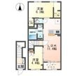 白井市根新築アパート（仮称）の間取図