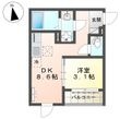 写真:仮)八王子市北野町マンション新築工事 1階101の間取図