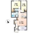 写真:リッチレジデンスB(Rich Residence B) 1階102の間取図